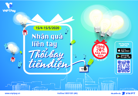 NHẬN QUÀ LIỀN TAY, THỔI BAY TIỀN ĐIỆN